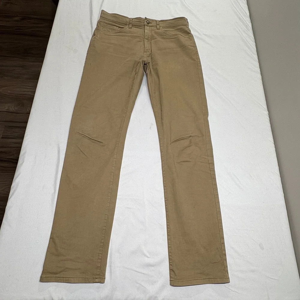 Flint and Tinder Straight Fit Pants Mens 30x32‎ Khaki Tan Twill Rugged Workwear
